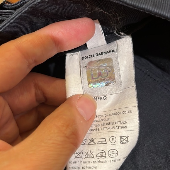 Vintage Dolce & Gabbana Navy women pants Size S - Picture 14 of 16